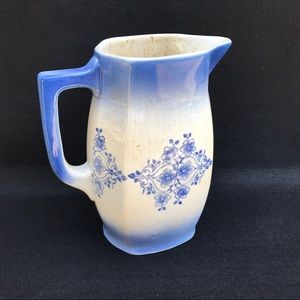 Antique Blue Pitcher